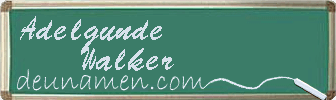 Adelgunde Walker Visitenkarte